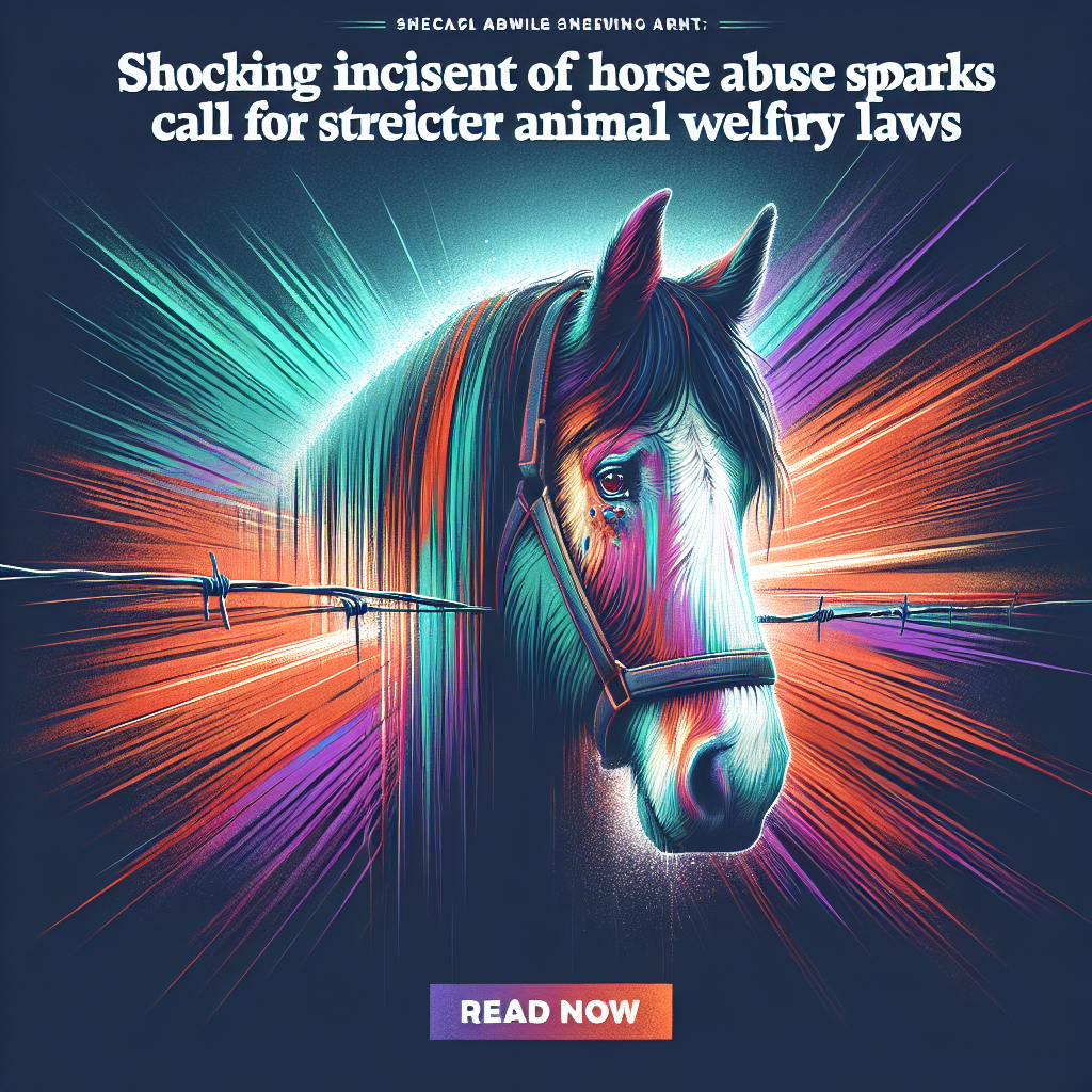 Shocking Incident Of Horse Abuse Sparks Call For Stricter Animal Welfare Laws- just horse riders