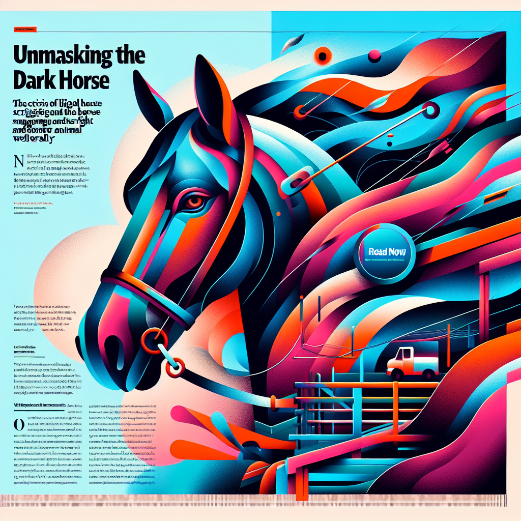 Unmasking the Dark Horse: The Crisis of Illegal Horse Smuggling and the Fight for Animal Welfare- just horse riders