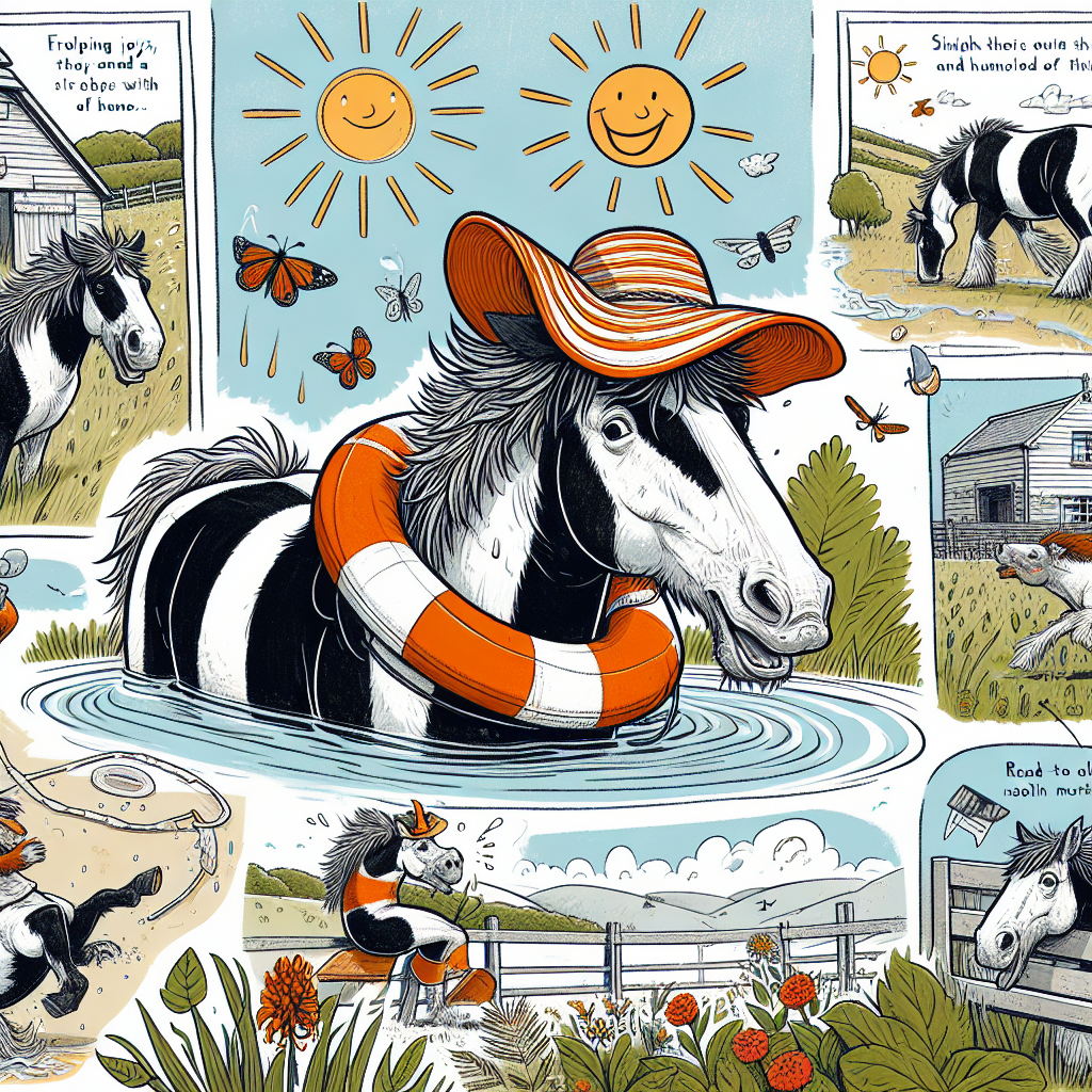 "Hovis's Diary: Charting the Joys and Trials of a Horse's Summer Life With A Dash of Humor"- just horse riders