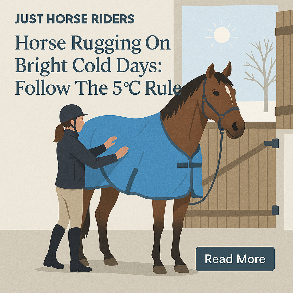 Horse Rugging On Bright Cold Days: Follow The 5°C Rule- just horse riders