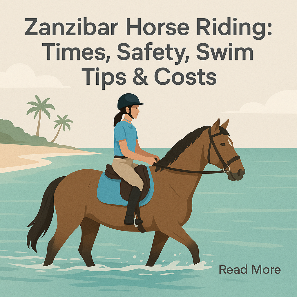 Zanzibar Horse Riding: Times, Safety, Swim Tips & Costs- just horse riders