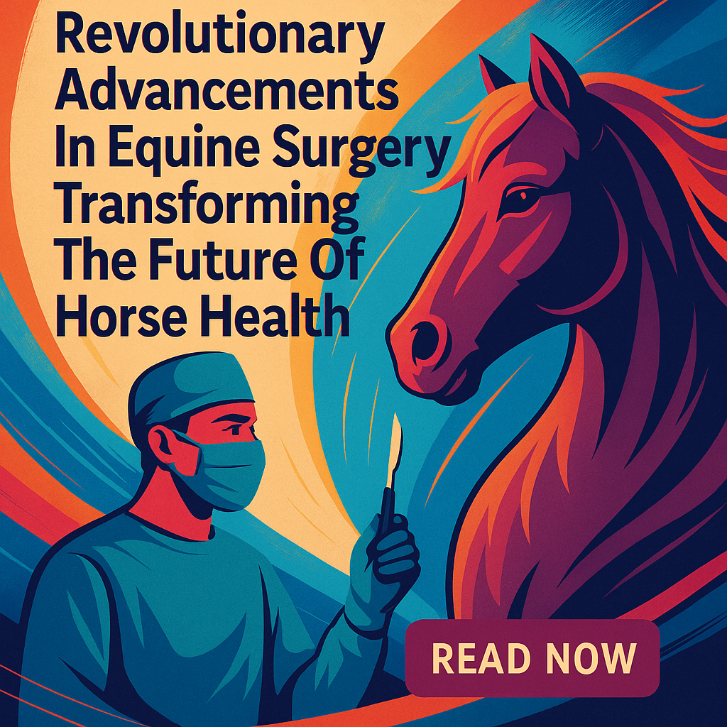 Revolutionary Advancements In Equine Surgery Transforming The Future Of Horse Health- just horse riders