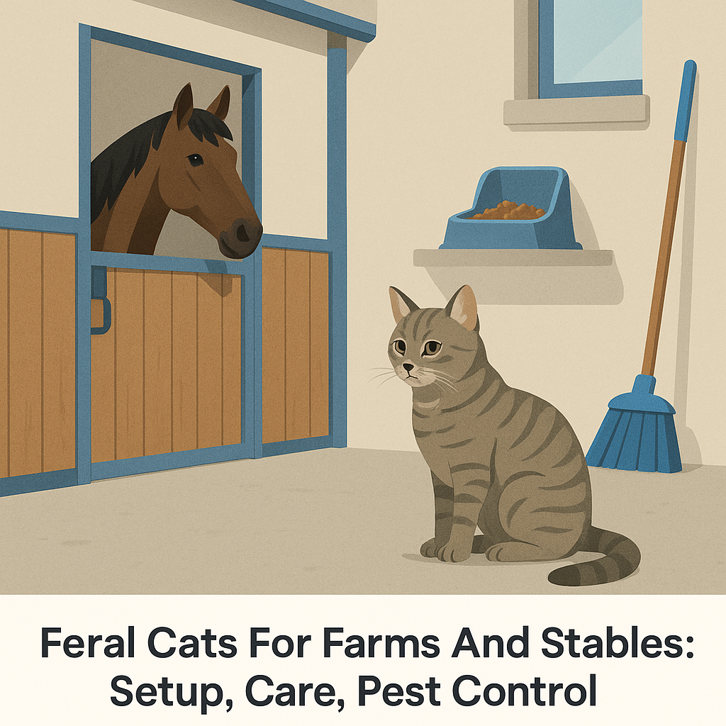 Feral Cats For Farms And Stables: Setup, Care, Pest Control- just horse riders