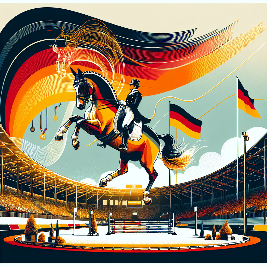 Germany Aims for Historic FEI Dressage Nations Cup Victory- just horse riders