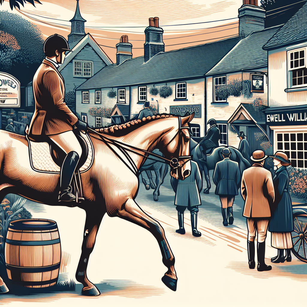 Nostalgic Equestrian Memories: Uncover the 60s and 70s Horse Riding Heritage of Ewell Village Near Epsom- just horse riders