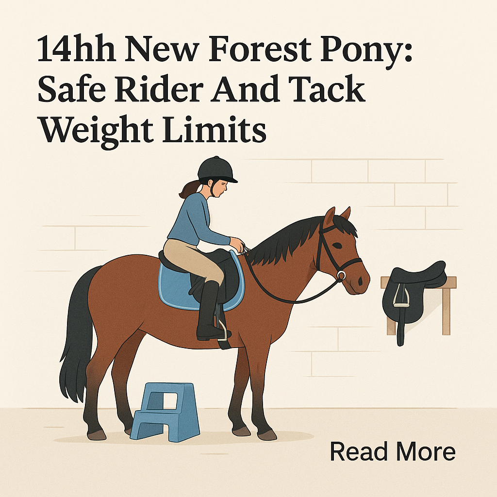 14hh New Forest Pony: Safe Rider And Tack Weight Limits- just horse riders