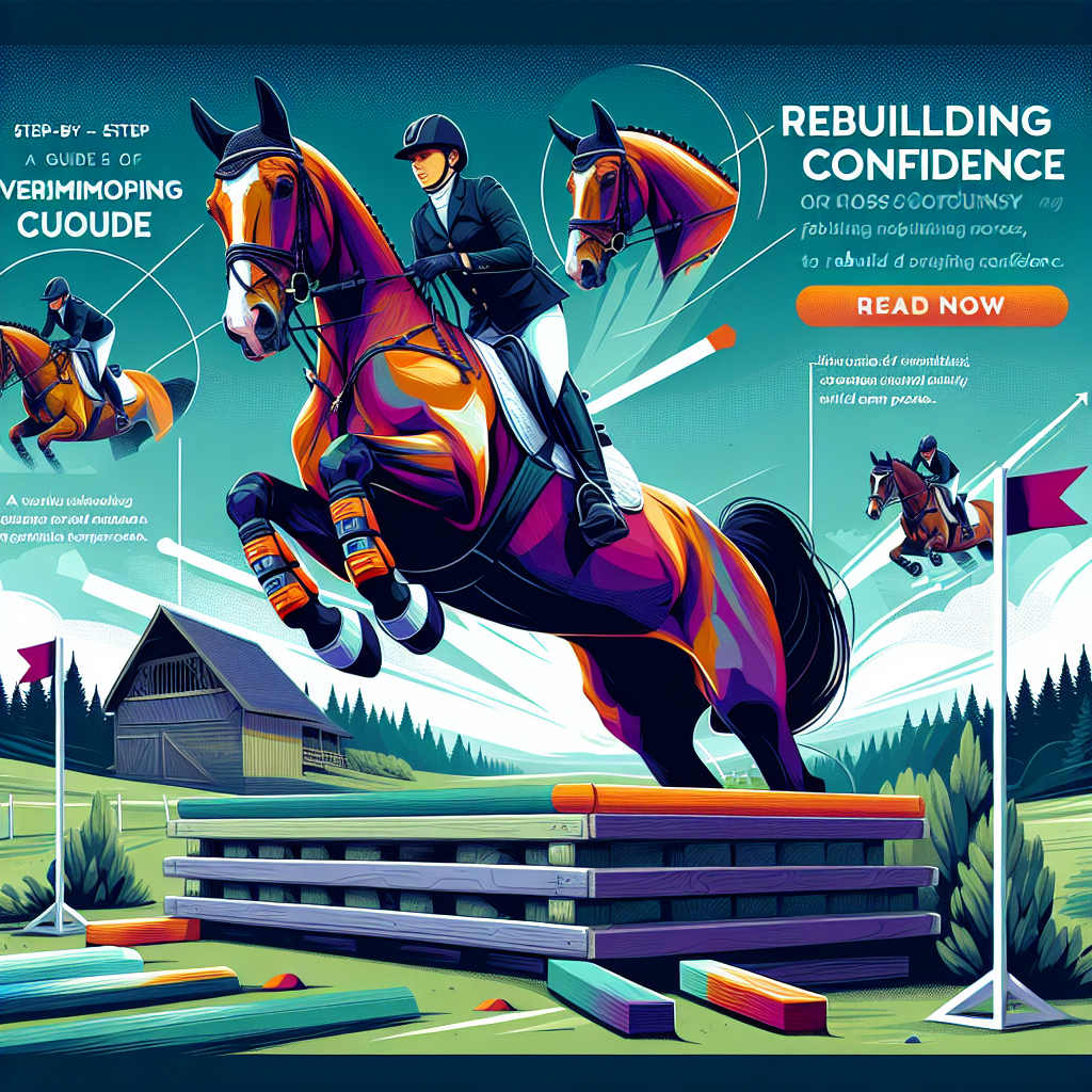 Rebuilding Your Horse's Confidence: A Step-By-Step Guide for Eventers Overcoming Cross Country Setbacks- just horse riders