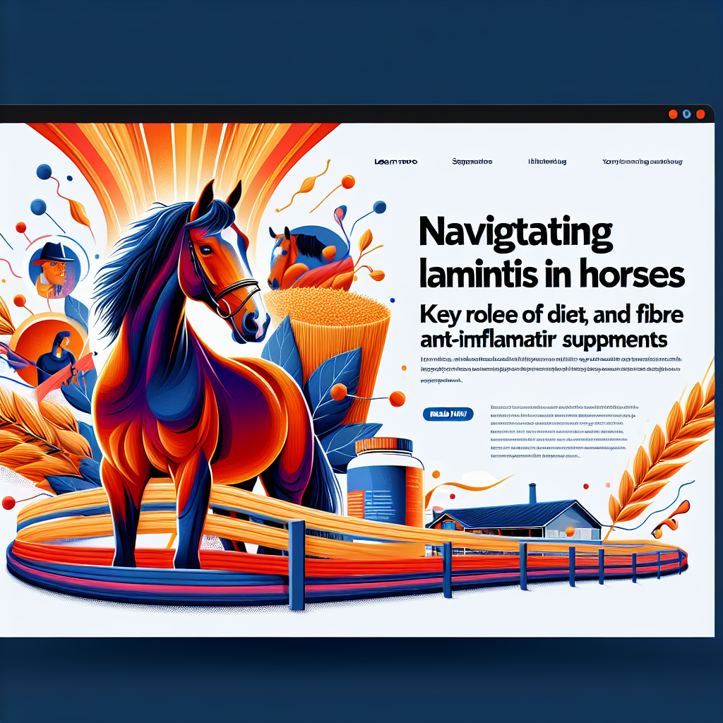 Navigating Laminitis in Horses: Key Role of Diet, Fibre and Anti-Inflammatory Supplements- just horse riders