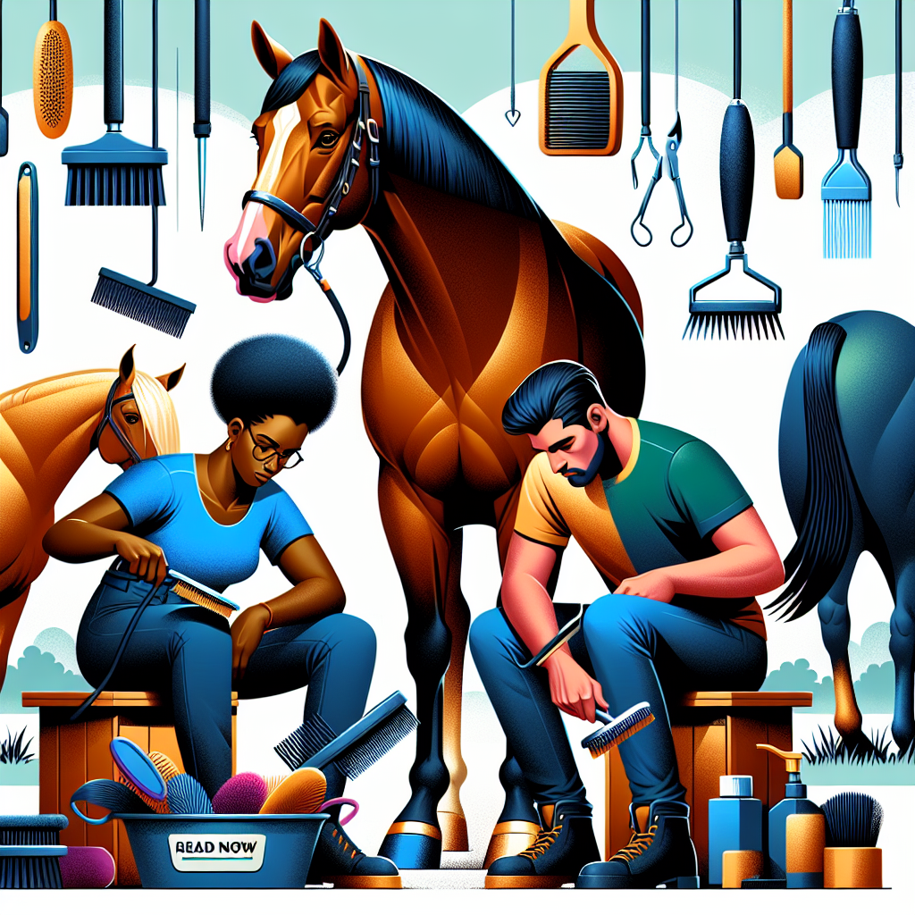 Mastering The Art Of Grooming Field-Kept Horses: Essential Tips, Techniques, And Tools For Success- just horse riders