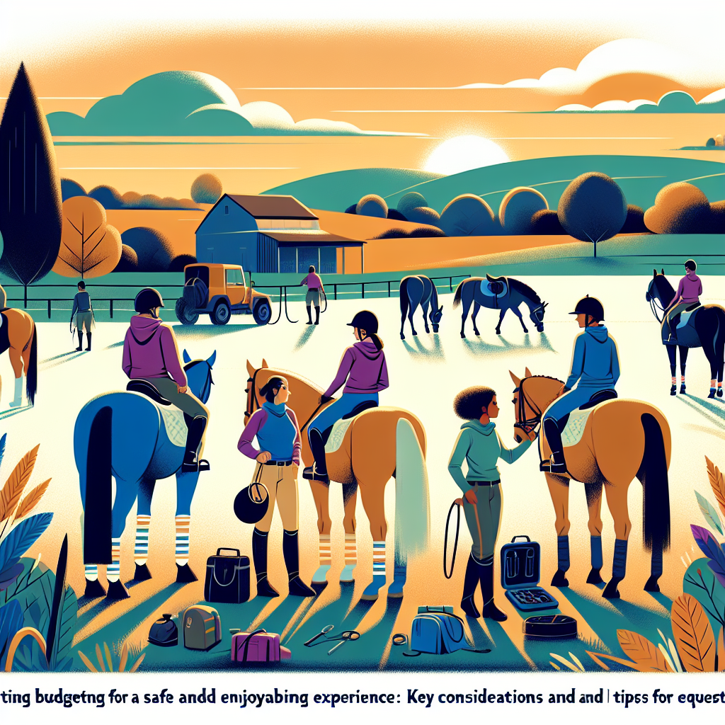 Budgeting for a Safe and Enjoyable Hacking Experience: Key Considerations and Tips for Equestrians- just horse riders
