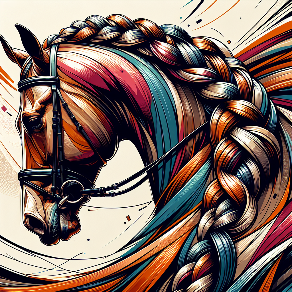 Unraveling the Art of Braiding in the Equestrian World: A Deep Dive into Horse Presentation and Judging Criteria- just horse riders