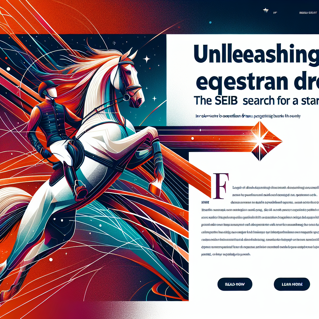 Unleashing Equestrian Dreams The SEIB Search For A Star Paves The Way ...