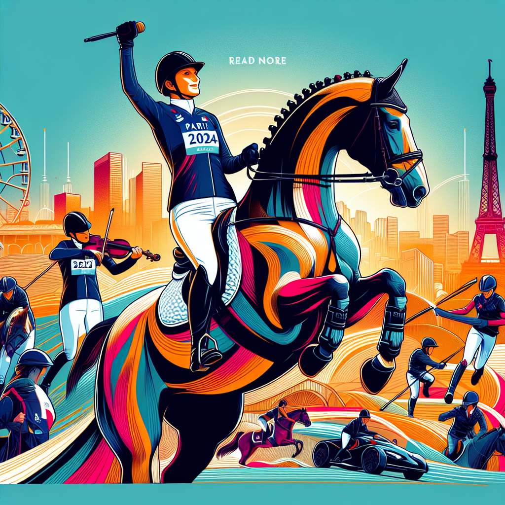 France’s Pauline Basquin and Sertorius De Rima Z: A Journey of Perseverance and Triumph at Paris 2024 Olympics- just horse riders