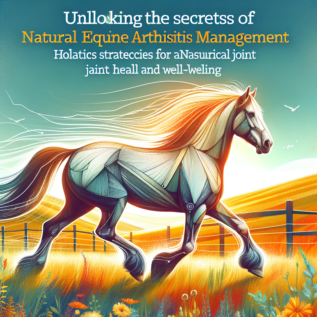 Unlocking The Secrets To Natural Equine Arthritis Management: Holistic Strategies For Joint Health And Well-being- just horse riders