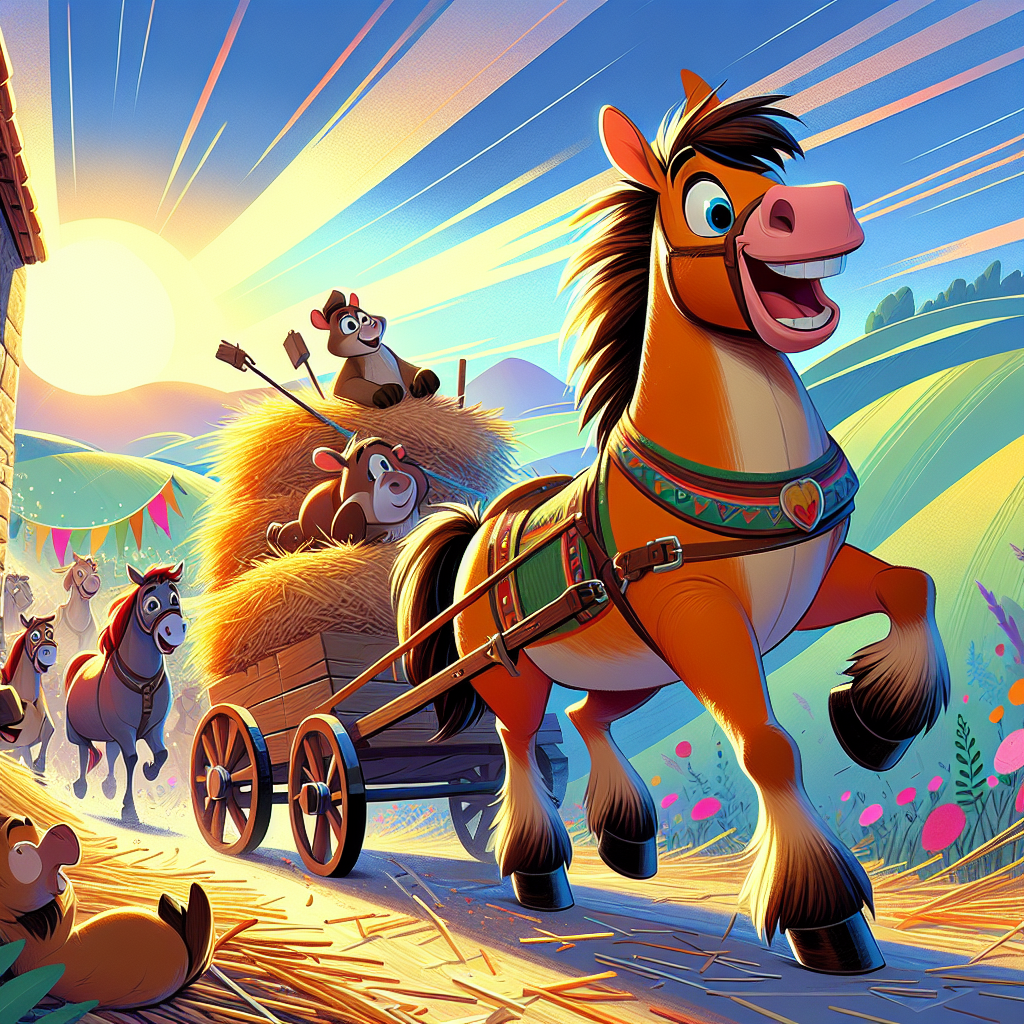 Hovis The Charitable Horse: Blending Humor With Heart In Equestrian Adventures- just horse riders