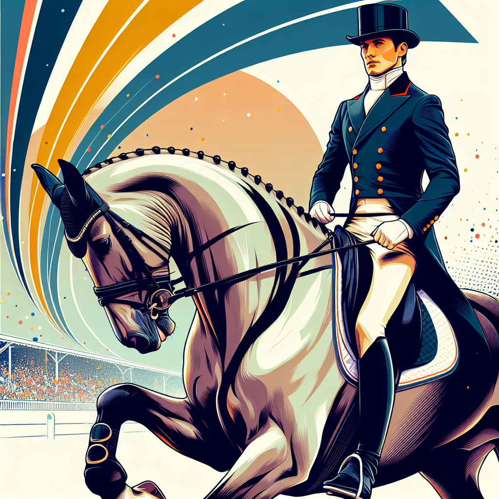Celebrating The Unforgettable Partnership Of Frederic Wandres And Duke Of Britain In Dressage History- just horse riders
