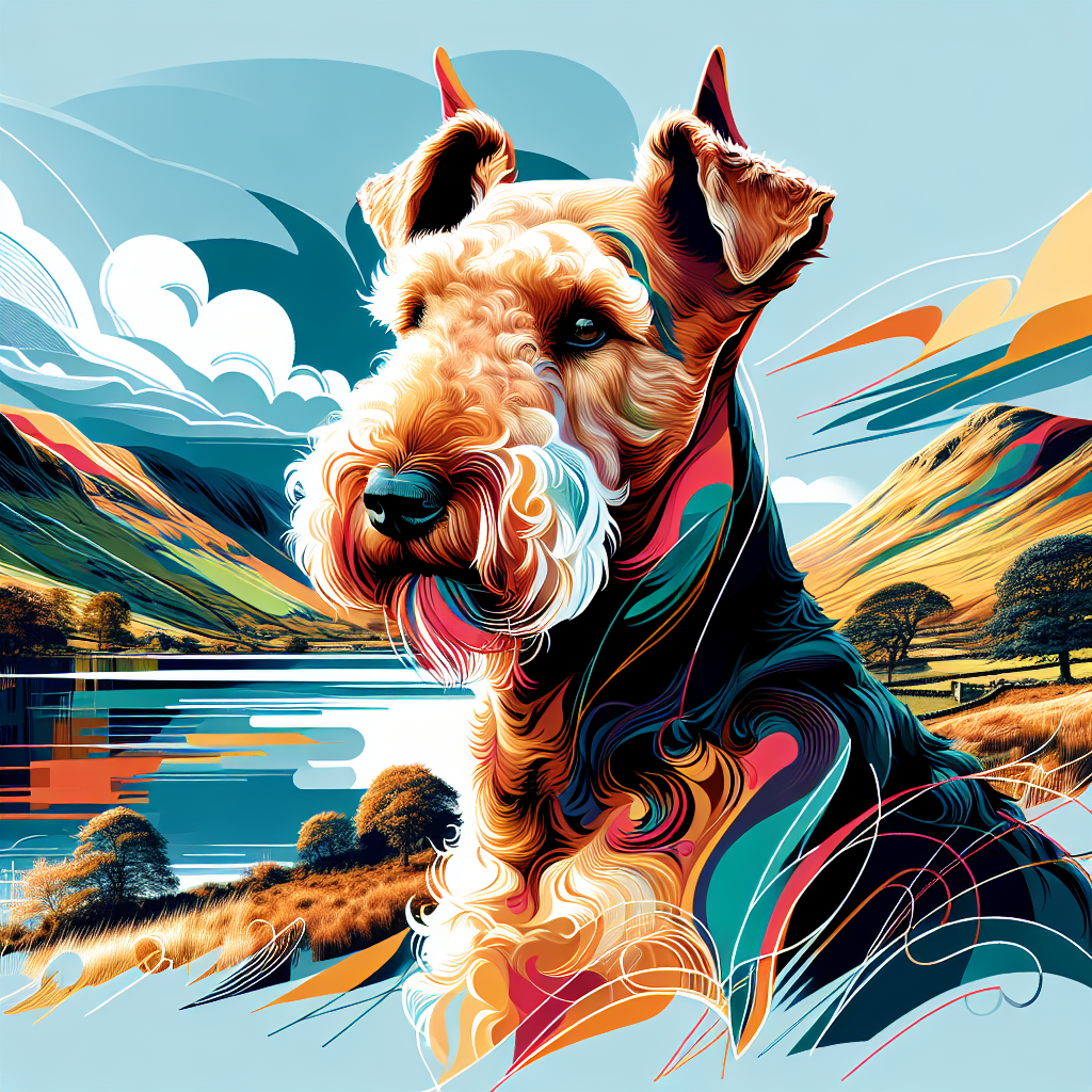 Unveiling the Lakeland Terrier: England's Loyal and Fearless Canine Heritage in the Lake District- just horse riders