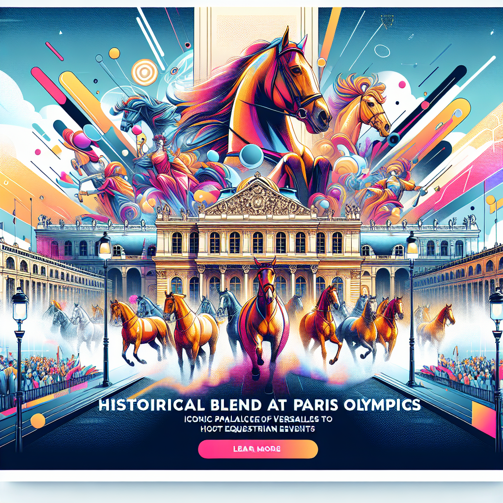 Historical Blend at Paris Olympics 2024: Iconic Palace of Versailles to Host Equestrian Events- just horse riders