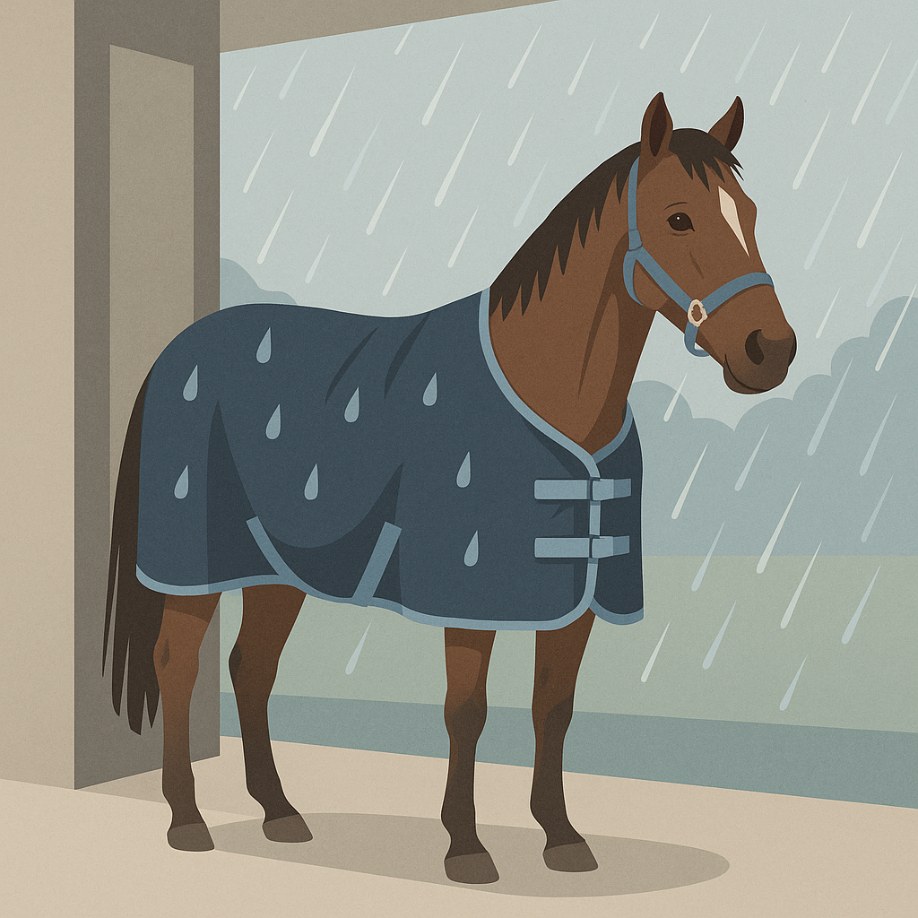 Horse Rug Condensation: Stop Wet Liners In UK Rain- just horse riders