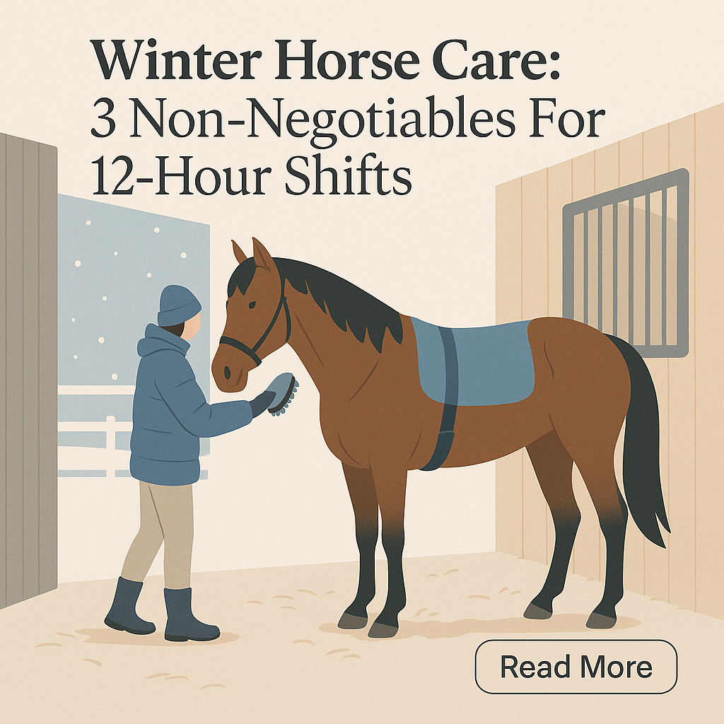 Winter Horse Care: 3 Non-Negotiables For 12-Hour Shifts- just horse riders