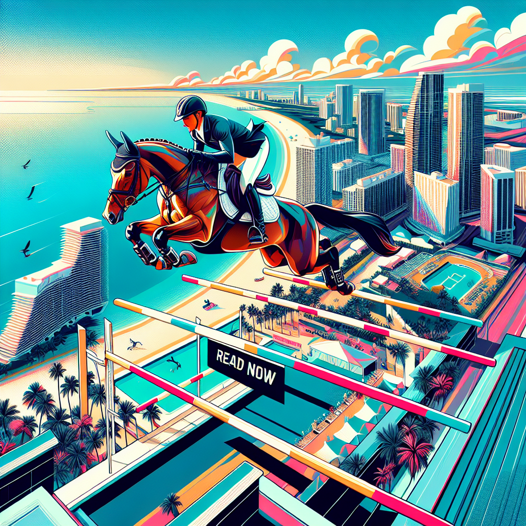 Succeeding In Show Jumping: How Miami Beach's Scenic Backdrop Inspires Sporting Excellence- just horse riders