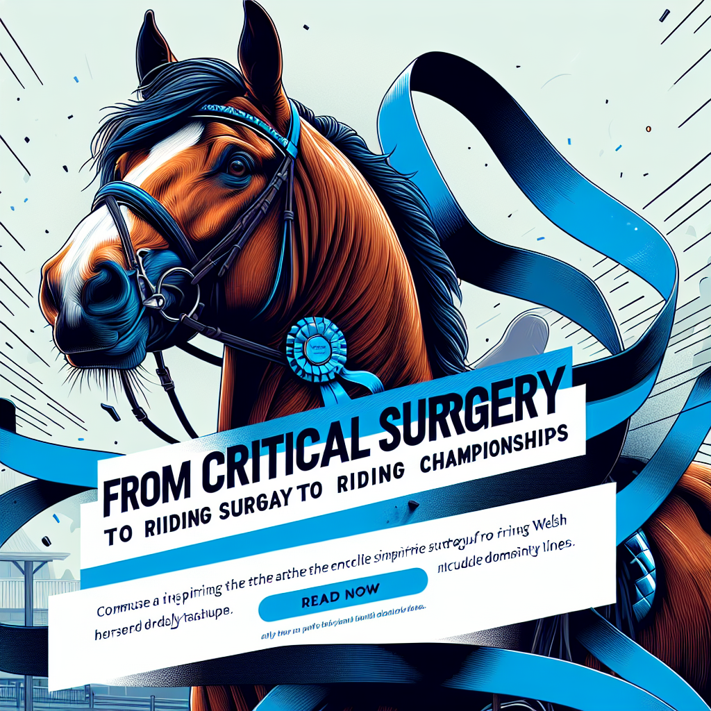 From Critical Surgery to Riding Championships: The Inspiring Comeback of Welsh Gelding Rocky Robin- just horse riders