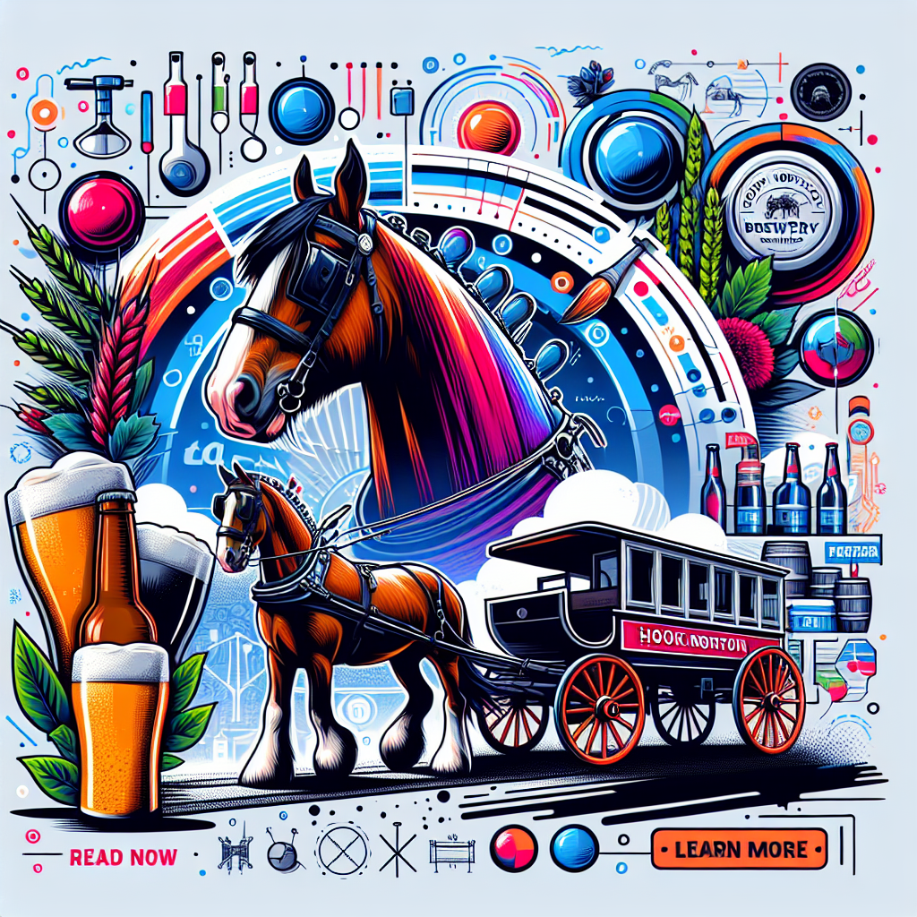 Meet Cromwell: The Newest Addition to Hook Norton Brewery's Shire Horse Team, Ensuring a Sustainable and Tradition-rich Future for Beer Delivery- just horse riders