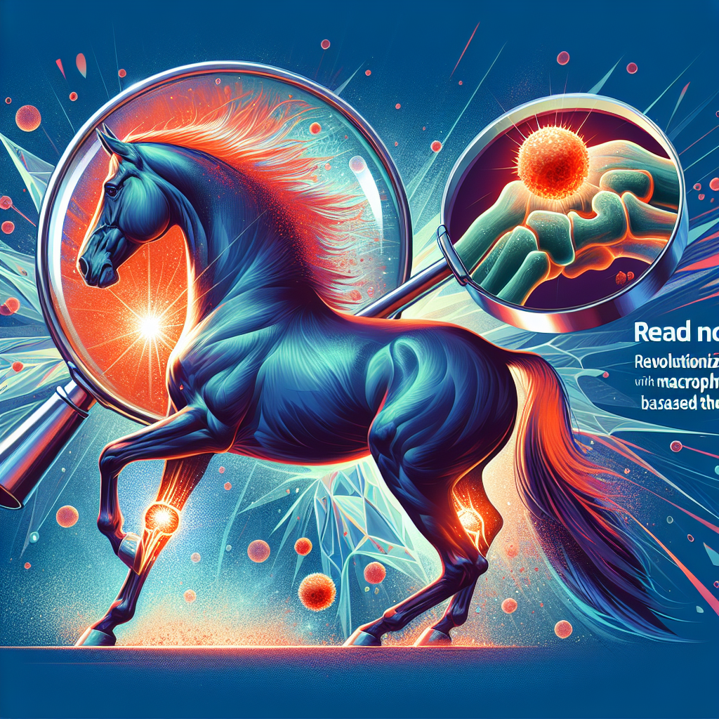 Revolutionizing Equine Arthritis Care With Macrophage-Based Therapies- just horse riders