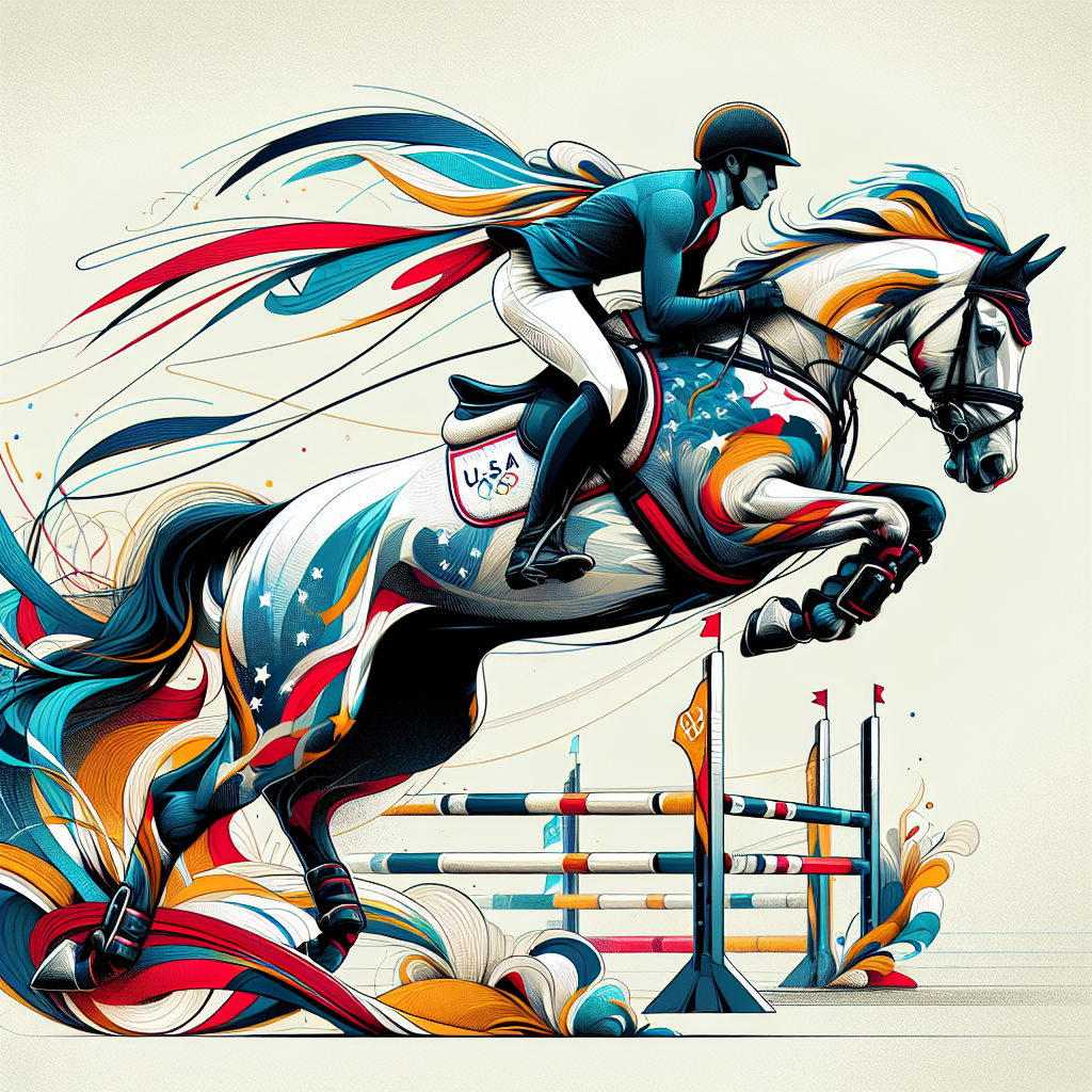 "Drama at Paris 2024: U.S. Olympic Showjumping Team Shaken by Last-Minute Lineup Change"- just horse riders