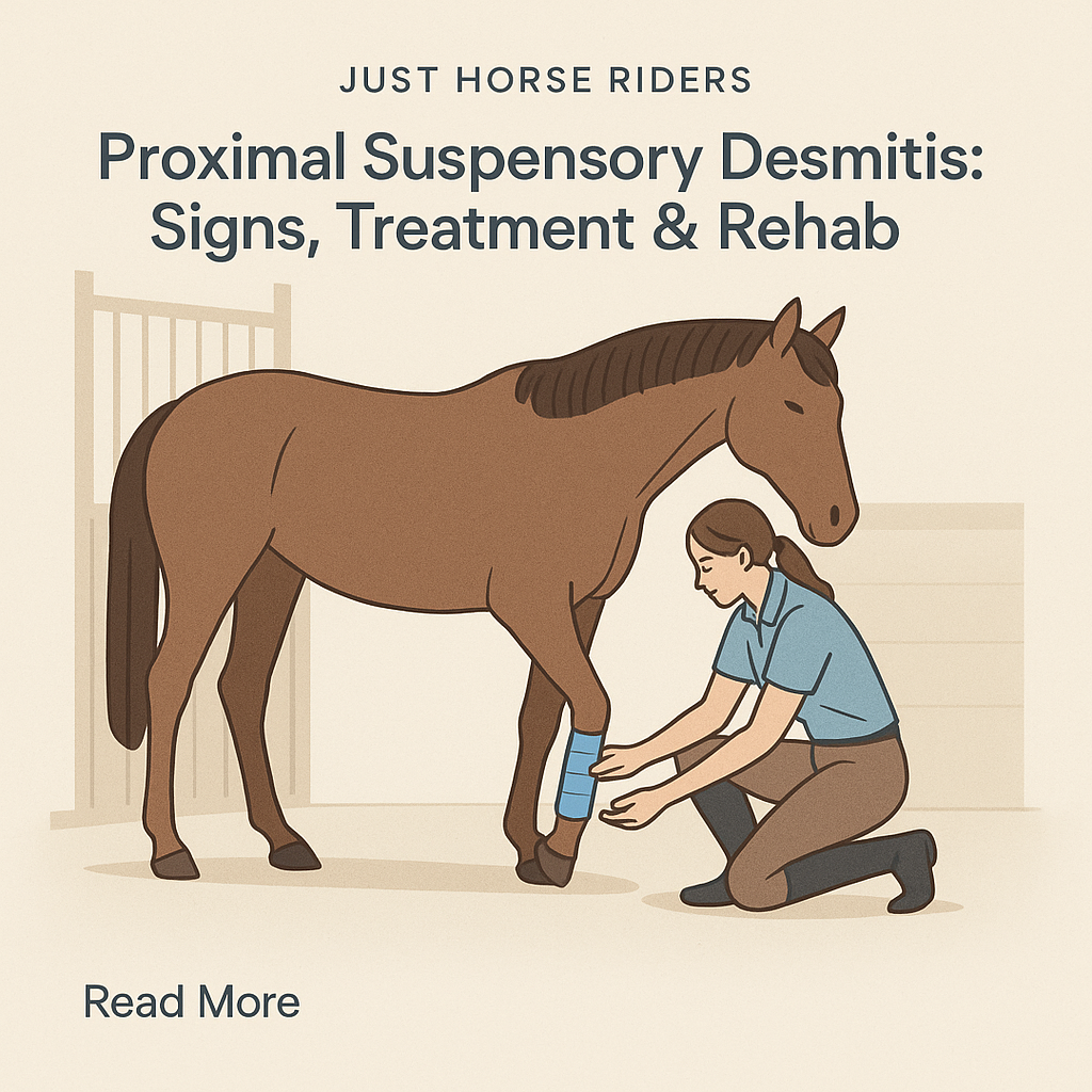 Proximal Suspensory Desmitis: Signs, Treatment & Rehab- just horse riders