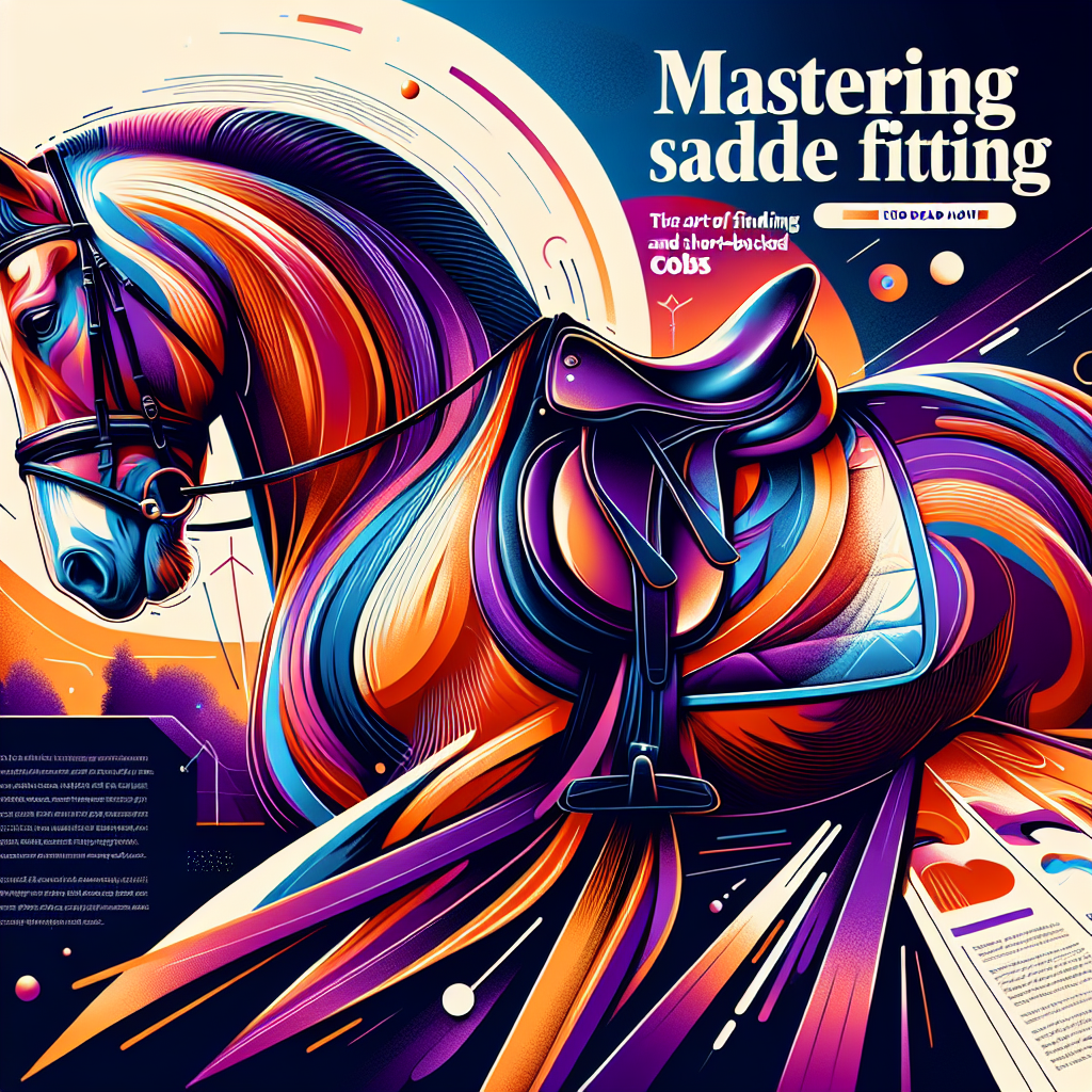 Mastering Saddle Fitting: The Art of Finding Comfort for Wide and Short-Backed Cobs- just horse riders