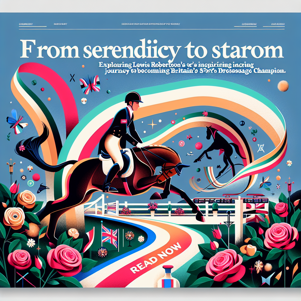 From Serendipity To Stardom Exploring Lewis Robertson Carriers Inspiring Journey To Becoming Britains Dressage Champion- just horse riders