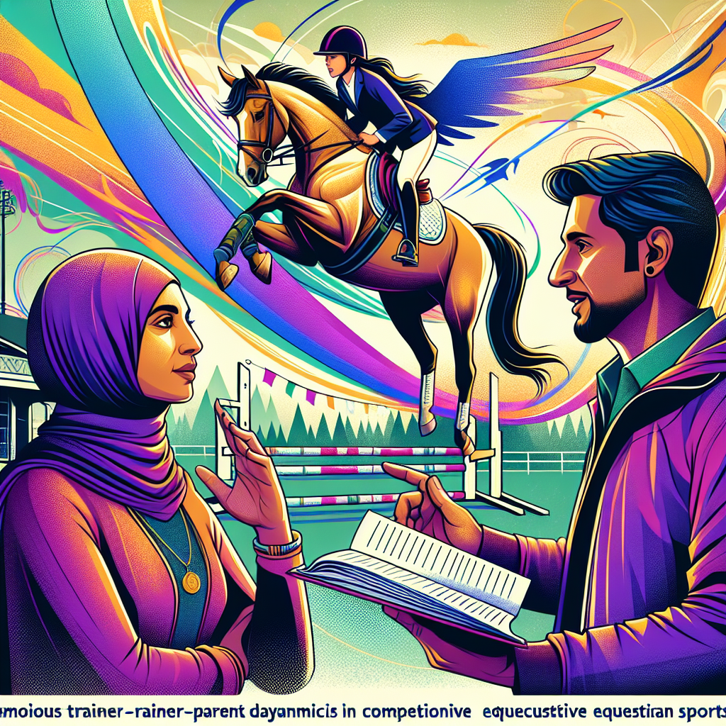 Navigating Harmonious Trainer Parent Dynamics In Competitive Equestrian Sports- just horse riders