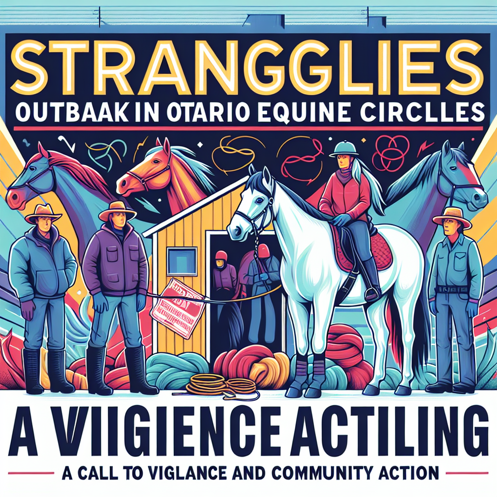 Strangles Outbreak In Ontario Equine Circles A Call For Vigilance And Community Action- just horse riders
