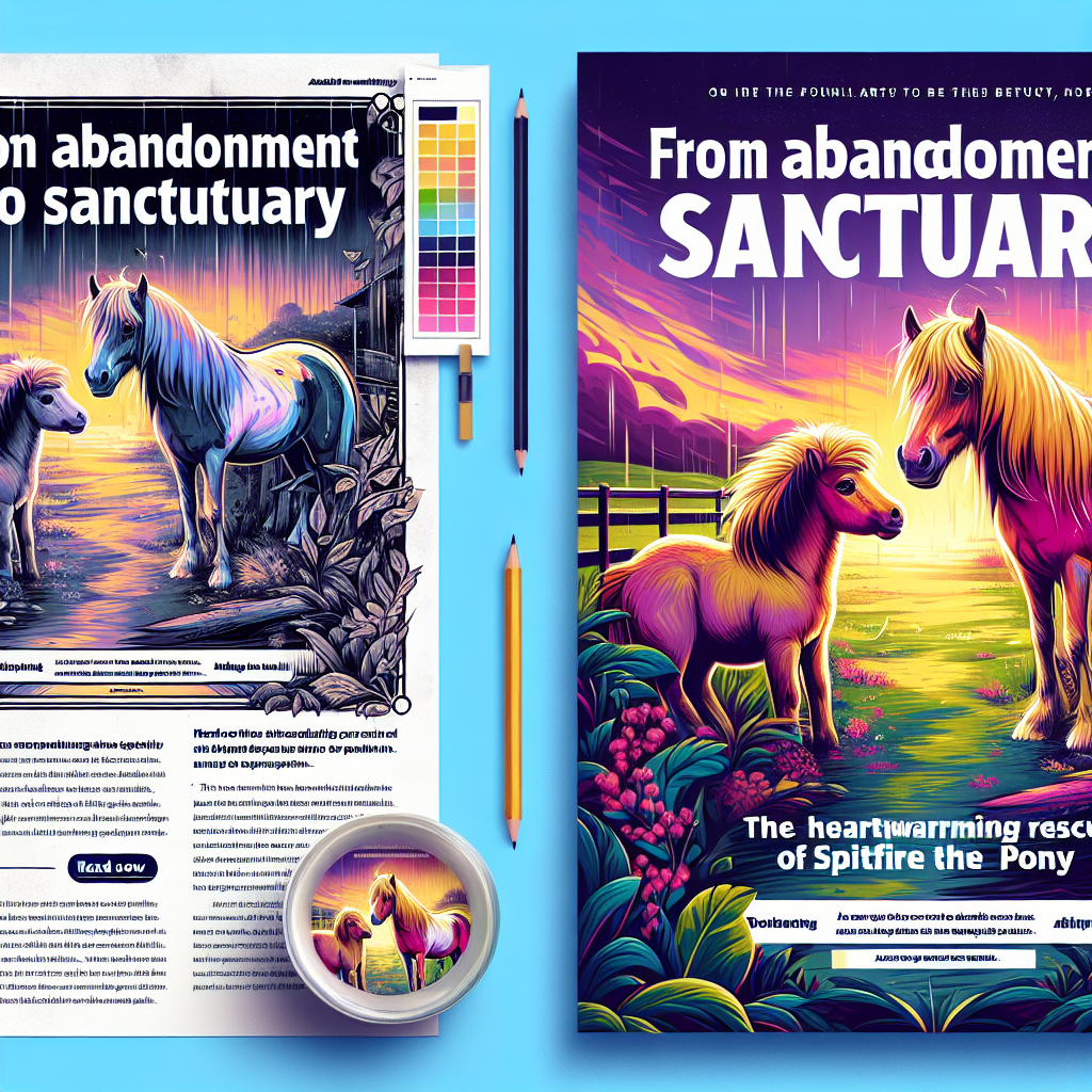 From Abandonment to Sanctuary: The Heartwarming Rescue of Spitfire the Pony- just horse riders
