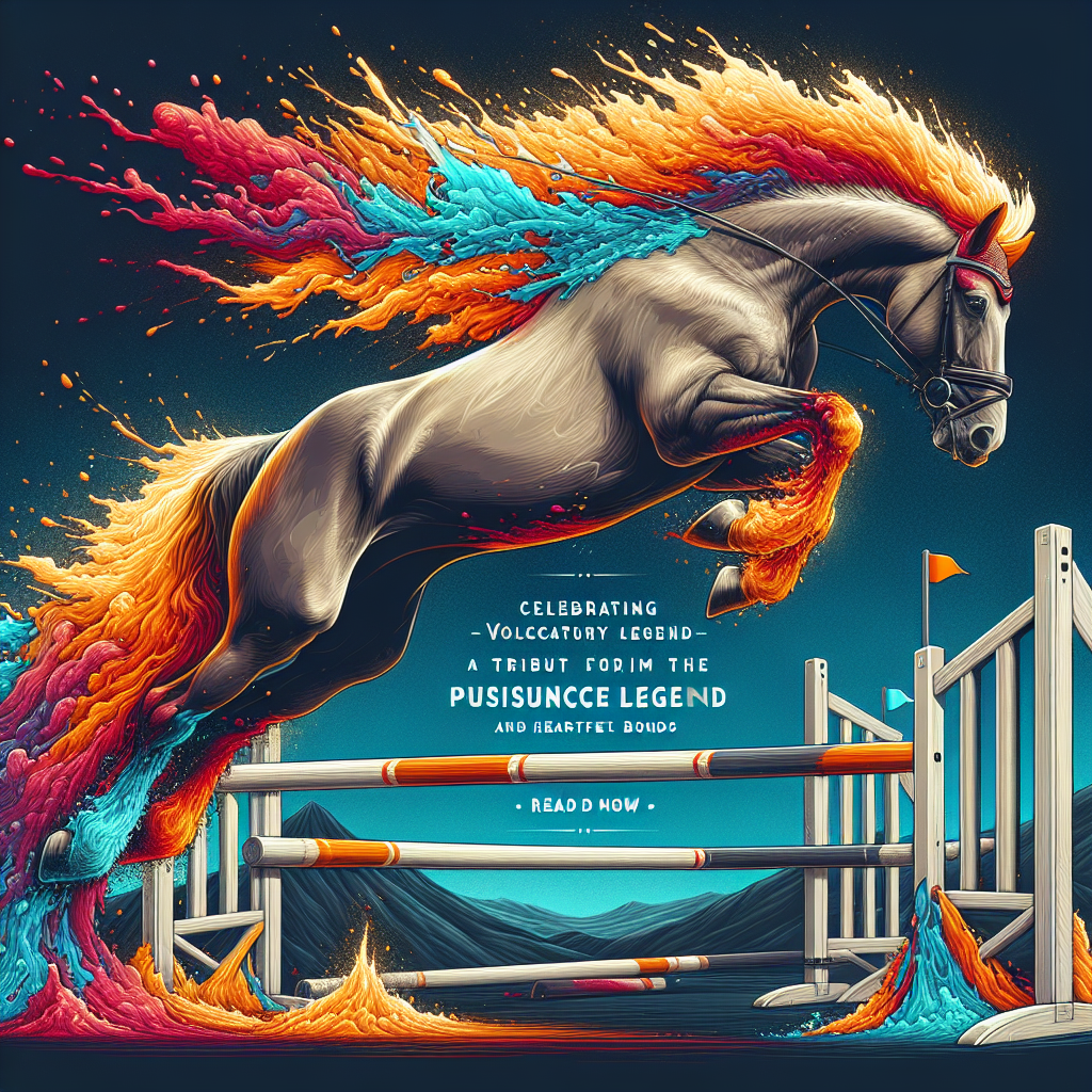 Celebrating Volcano The Puissance Legend A Tribute To Equestrian Excellence And Heartfelt Bonds- just horse riders