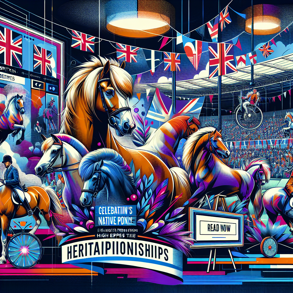 Celebrating Britain's Native Pony Breeds: Highlights from the 2024 BSPS Heritage Championships- just horse riders