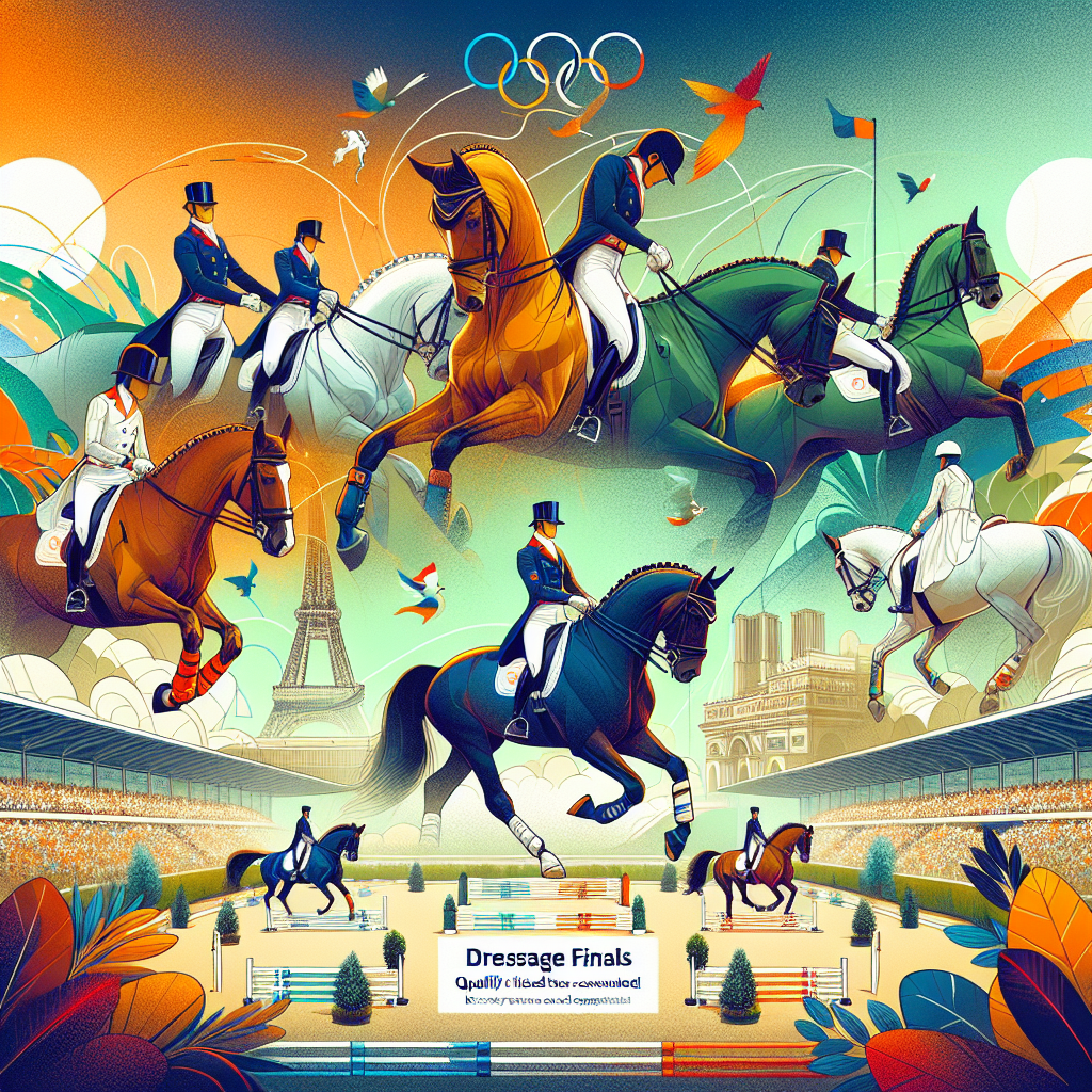 Paris 2024 Olympic Dressage Finals: Qualified Teams and Riders Revealed! Discover the Top Contenders and Competition Structure- just horse riders