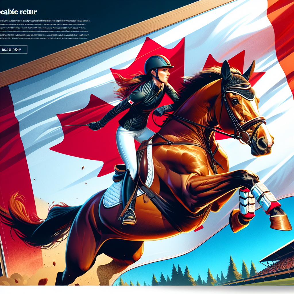 Amy Millar's Triumphant Return To Canadian Show Jumping Championship Victory- just horse riders