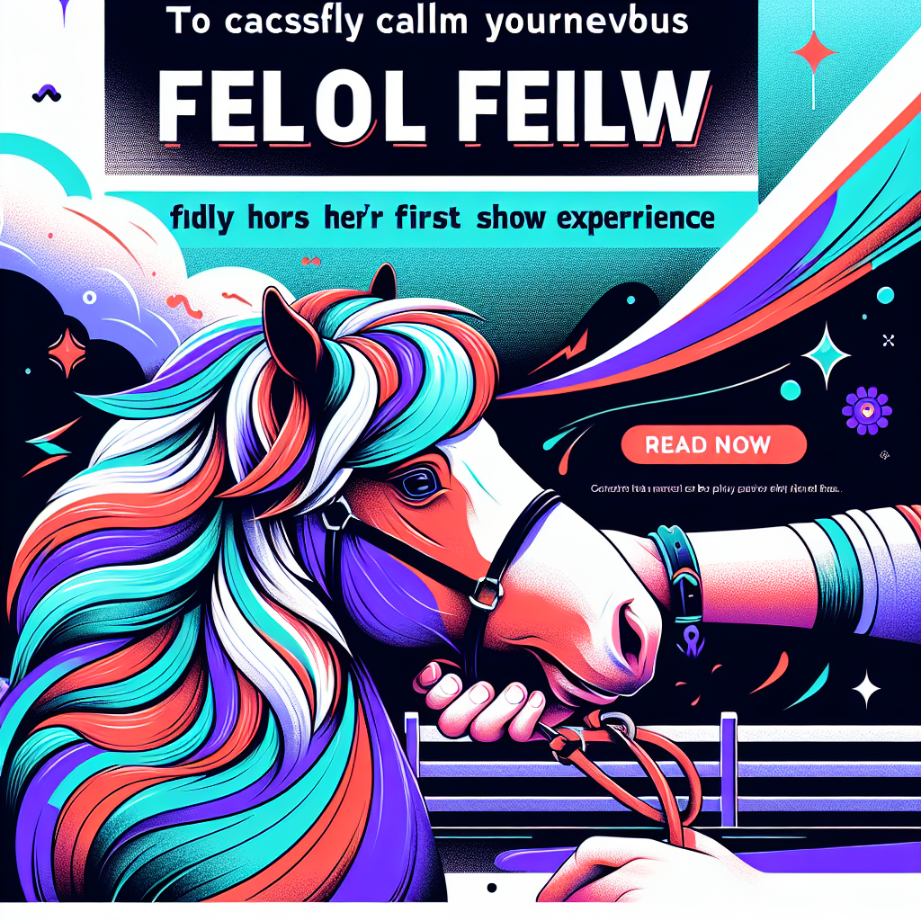 How to Successfully Calm Your Nervous Welsh Pony Filly for Her First Show Experience- just horse riders