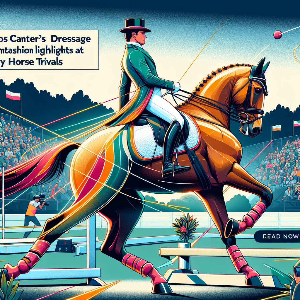 Ros Canter's Dressage Mastery And Fashion Highlights At Burghley Horse Trials- just horse riders