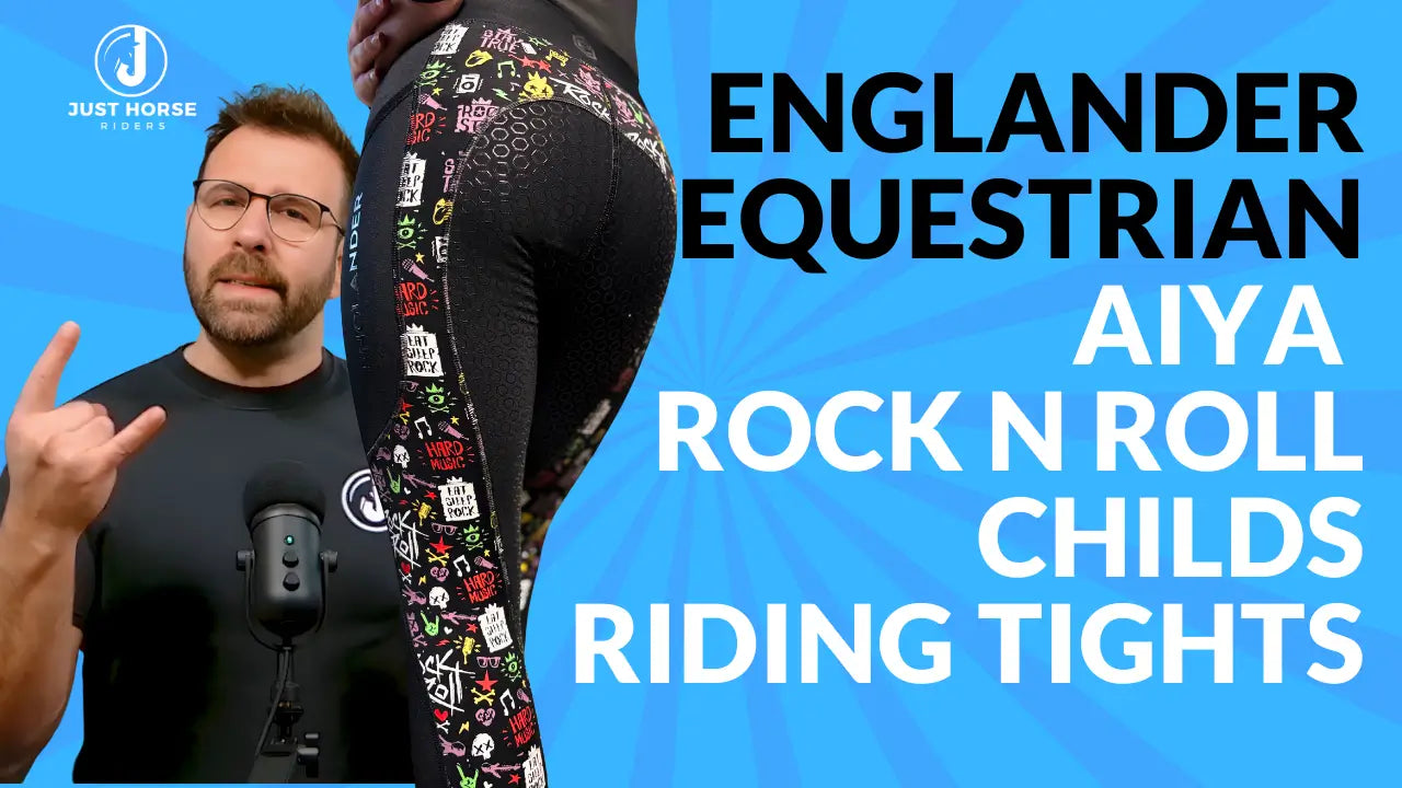 Englander Equestrian Aiya Rock N Roll Riding Tights Review: Why Young Riders Love This Bold Grip Design