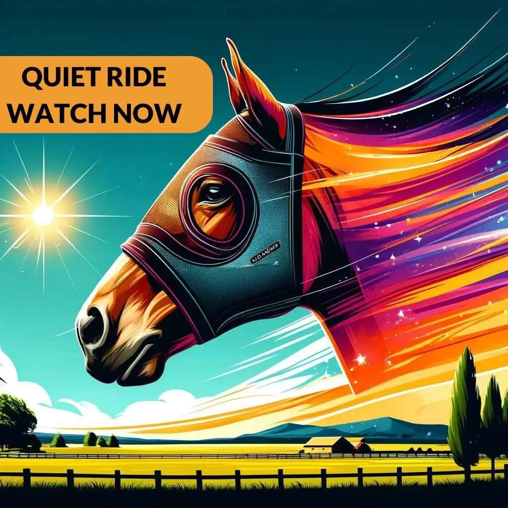 Discover Comfort and Protection with the Cashel Quiet Ride Fly Mask Review - just horse riders