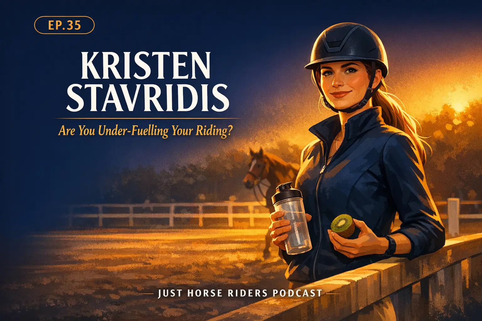 Ep.35 | What Every Equestrian Should Know About Nutrition — With Kristen Stavridis