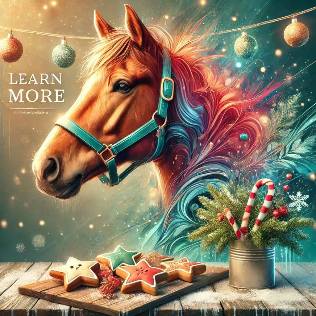 Festive Christmas Peppermint Oat Cookies Recipe for Horses