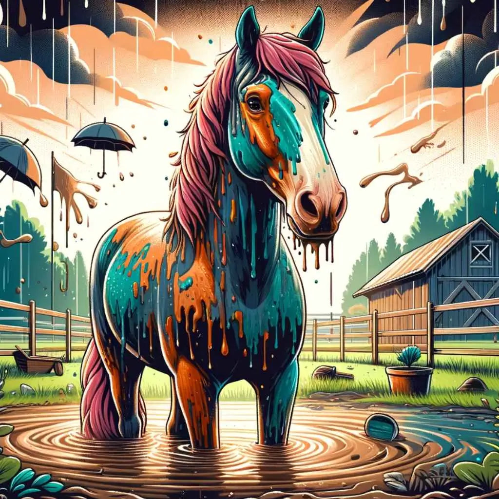 How long can horses stand in mud? - just horse riders