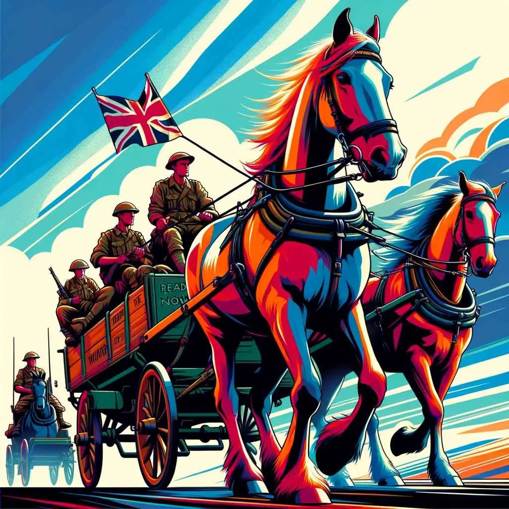 How Many British Horses Died in WW2? - just horse riders