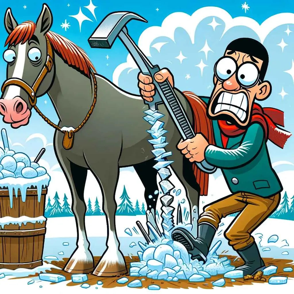 Winter Hoof Care Uncovered: How to Get Snow Out of Horse Hooves - just horse riders