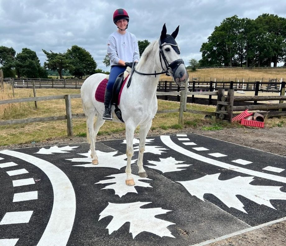 Design For Riding Riders prepare for new road design with innovative painted piece of ta ...