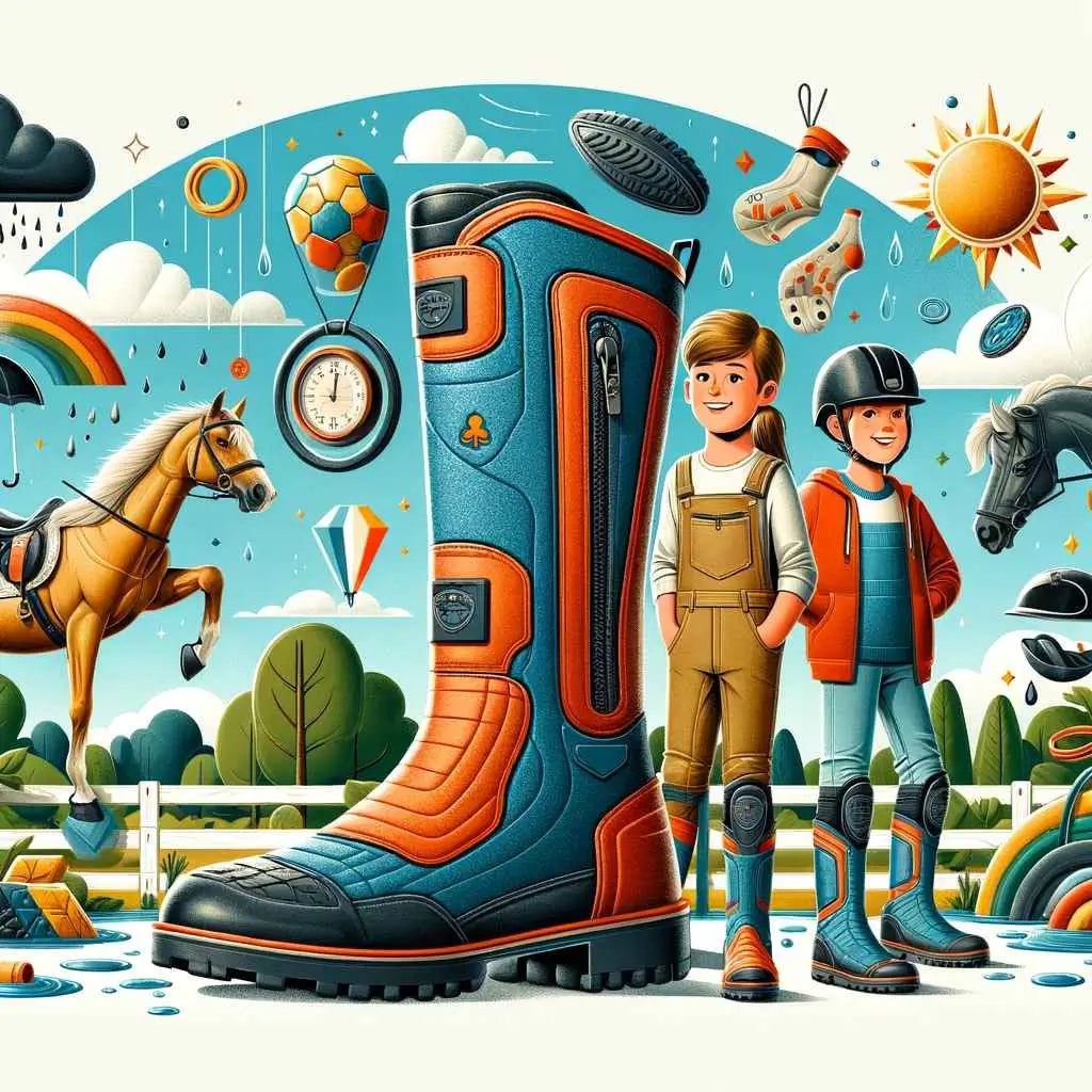 Safety Features in Children's Riding Boots - just horse riders